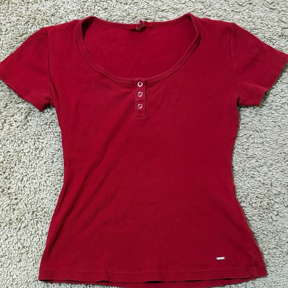 Guess Womens Button Up Top